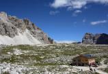 Dolomity - chata pod Tre Cime