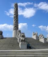 Norsko - Vigeland park v Oslo